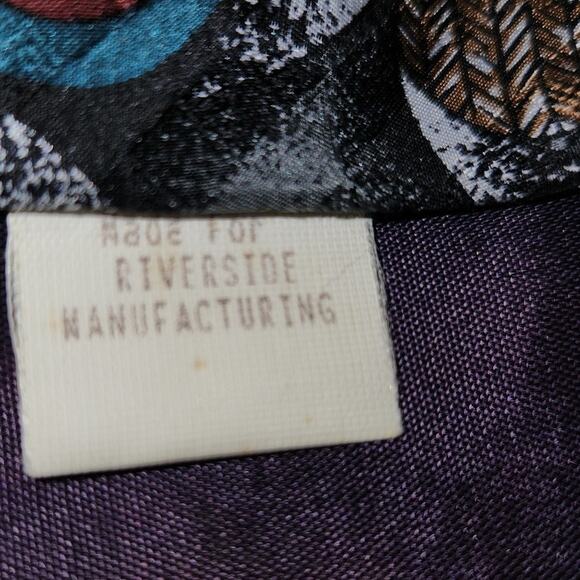 *5 for $25* Vintage Made in USA 100% Silk Gray Geometric Neck Tie - Picture 4 of 6